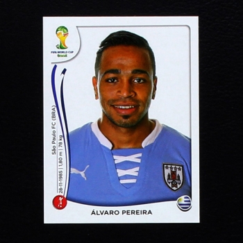 Brasil 2014 Nr. 267 Panini Sticker Alvaro Pereira