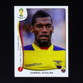 Brasil 2014 Nr. 361 Panini Sticker Achilier