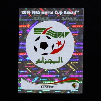 Brasil 2014 Nr. 583 Panini Sticker Algerie Wappen