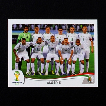 Brasil 2014 Nr. 584 Panini Sticker Algerie Team