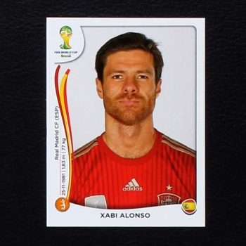 Brasil 2014 Nr. 116 Panini Sticker Xabi Alonso