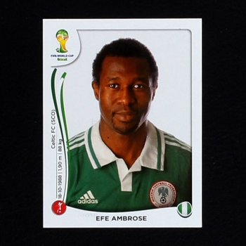 Brasil 2014 Nr. 473 Panini Sticker Efe Ambrose