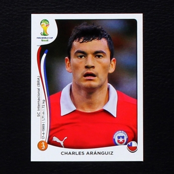 Brasil 2014 Nr. 161 Panini Sticker Charles Aranguiz