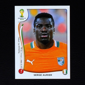 Brasil 2014 Nr. 226 Panini Sticker Aurier