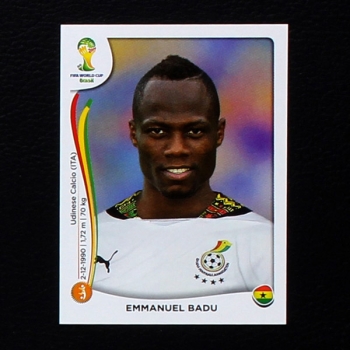 Brasil 2014 No. 535 Panini sticker Emmanuel Badu