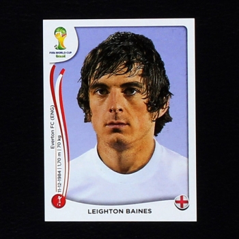 Brasil 2014 Nr. 306 Panini Sticker Leighton Baines