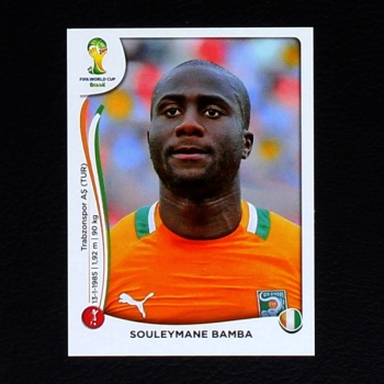 Brasil 2014 Nr. 227 Panini Sticker Bamba