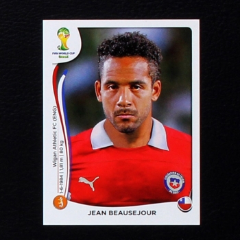 Brasil 2014 Nr. 160 Panini Sticker Jean Beausejour