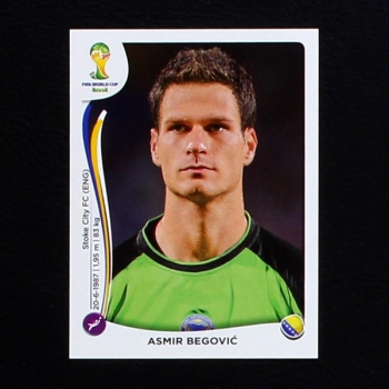 Brasil 2014 Nr. 433 Panini Sticker Asmir Begovic