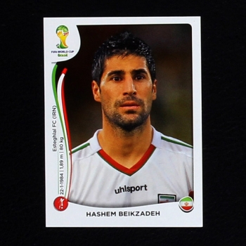 Brasil 2014 No. 458 Panini sticker Hashem Beikzadeh