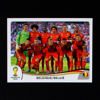 Brasil 2014 Nr. 565 Panini Sticker Belgique Team