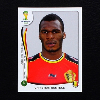 Brasil 2014 Nr. 582 Panini Sticker Christian Benteke