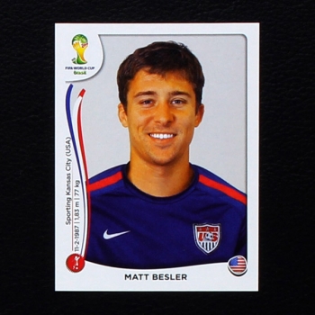 Brasil 2014 No. 551 Panini sticker Matt Besler