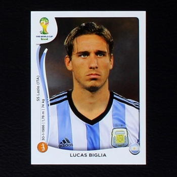 Brasil 2014 Nr. 420 Panini Sticker Lucas Biglia