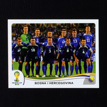 Brasil 2014 Nr. 432 Panini Sticker Bosna i Hercegovina Team