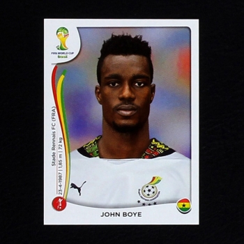 Brasil 2014 Nr. 533 Panini Sticker John Boye