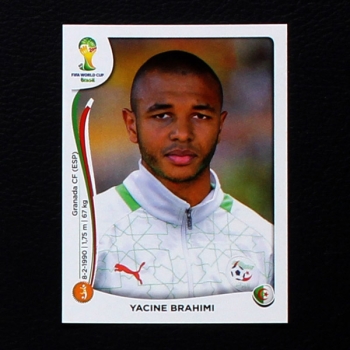 Brasil 2014 Nr. 595 Panini Sticker Yacine Brahimi