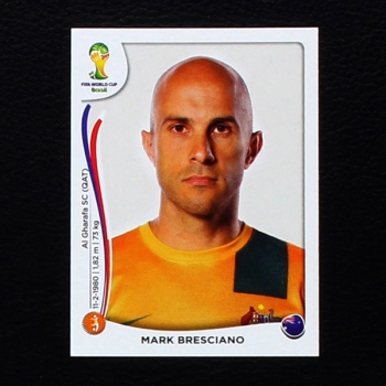 Brasil 2014 No. 176 Panini sticker Mark Bresciano