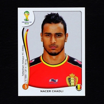 Brasil 2014 Nr. 577 Panini Sticker Nacer Chadli