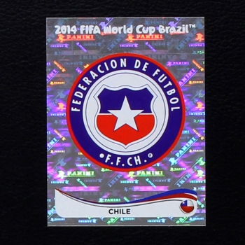 Brasil 2014 No. 146 Panini sticker Chile badge