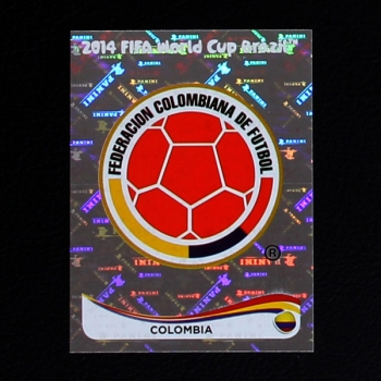 Brasil 2014 Nr. 184 Panini Sticker Colombia Wappen