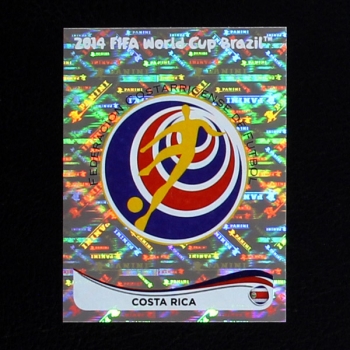 Brasil 2014 Nr. 279 Panini Sticker Costa Rica Wappen