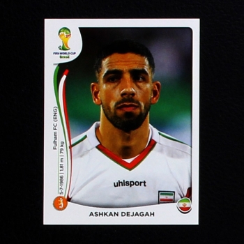 Brasil 2014 No. 464 Panini sticker Ashkan Dejagah