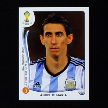 Brasil 2014 Nr. 425 Panini Sticker Angel Di Maria