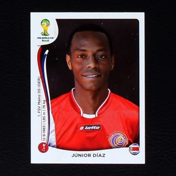 Brasil 2014 Nr. 286 Panini Sticker Junior Diaz