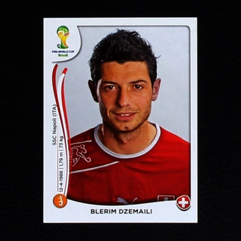 Brasil 2014 Nr. 348 Panini Sticker Dzemaili