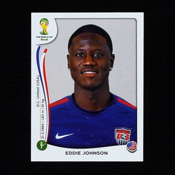 Brasil 2014 Nr. 562 Panini Sticker Eddie Johnson