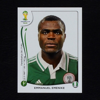 Brasil 2014 Nr. 487 Panini Sticker Emmanuel Emenike