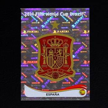 Brasil 2014 Nr. 108 Panini Sticker Espana Wappen