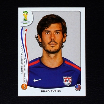 Brasil 2014 No. 556 Panini sticker Brad Evans