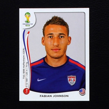 Brasil 2014 No. 552 Panini sticker Fabian Johnson