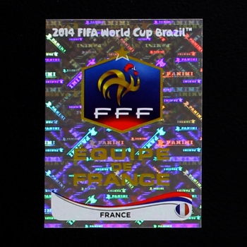 Brasil 2014 Nr. 374 Panini Sticker France Wappen