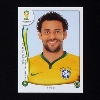 Brasil 2014 Nr. 050 Panini Sticker Fred