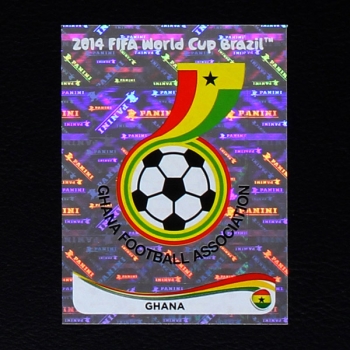 Brasil 2014 Nr. 526 Panini Sticker Ghana Wappen