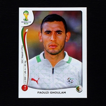 Brasil 2014 No. 591 Panini sticker Faouzi Ghoulam