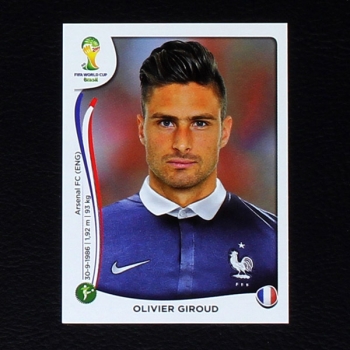 Brasil 2014 Nr. 391 Panini Sticker Giroud