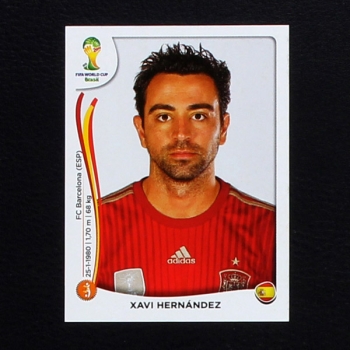 Brasil 2014 Nr. 118 Panini Sticker Xavi Hernandez