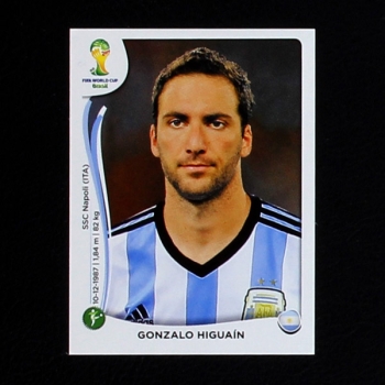 Brasil 2014 Nr. 429 Panini Sticker Gonzalo Higuain