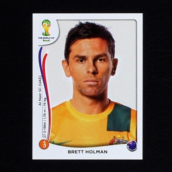 Brasil 2014 Nr. 173 Panini Sticker Brett Holman