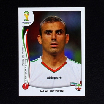 Brasil 2014 Nr. 453 Panini Sticker Jalal Hosseini