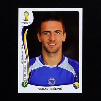 Brasil 2014 No. 448 Panini sticker Vedad Ibisevic