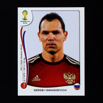 Brasil 2014 Nr. 605 Panini Sticker Sergei Ignashevich