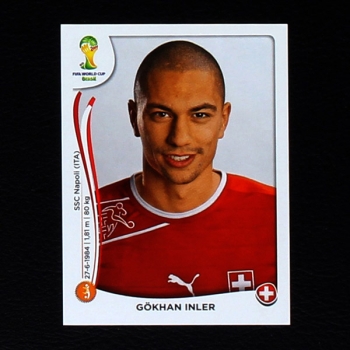 Brasil 2014 Nr. 346 Panini Sticker Inler