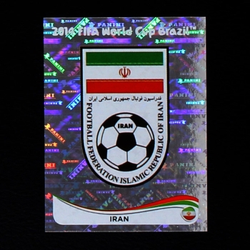 Brasil 2014 Nr. 450 Panini Sticker Iran Wappen