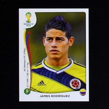 Brasil 2014 Nr. 199 Panini Sticker James Rodriguez