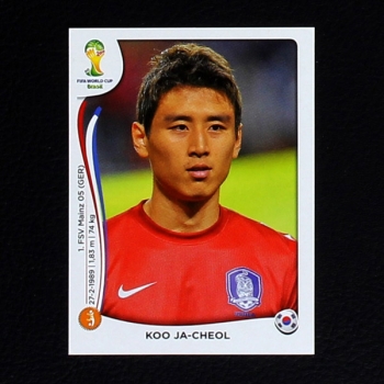 Brasil 2014 Nr. 633 Panini Sticker Koo Ja-Cheol